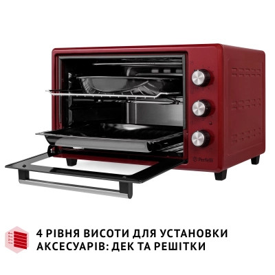 Электропечь Perfelli MIRAGE 37 RED Винница - изображение 12