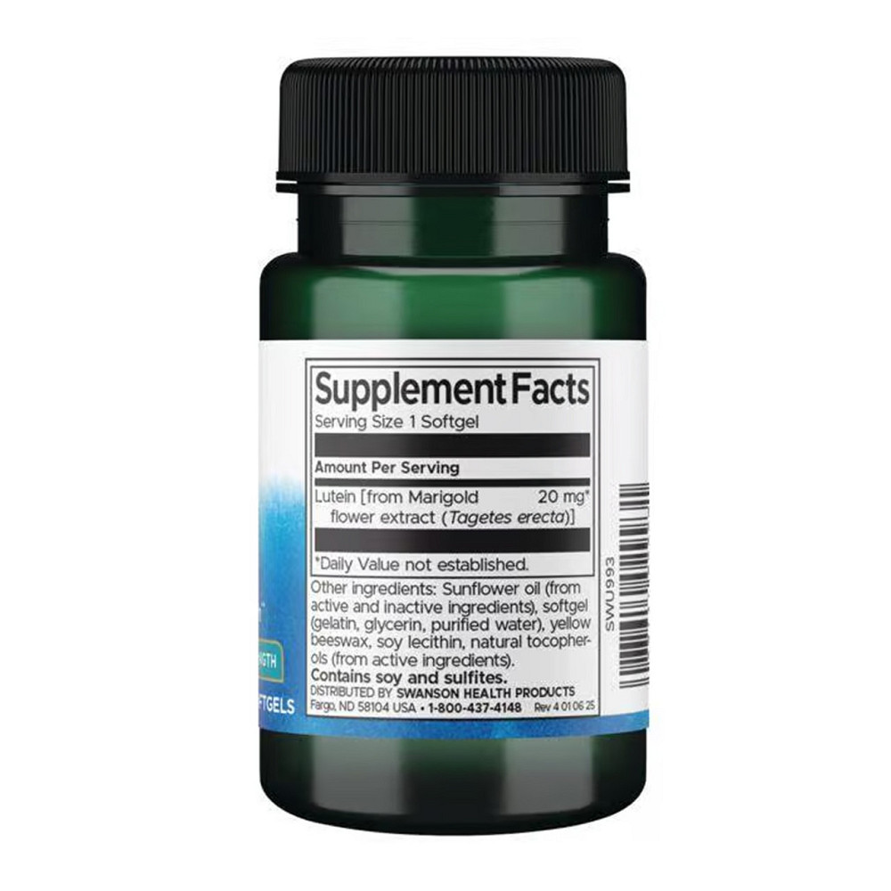 Лютеїн чорниця для зору Swanson Lutein & Bilberry 60 табл Київ - фото 2