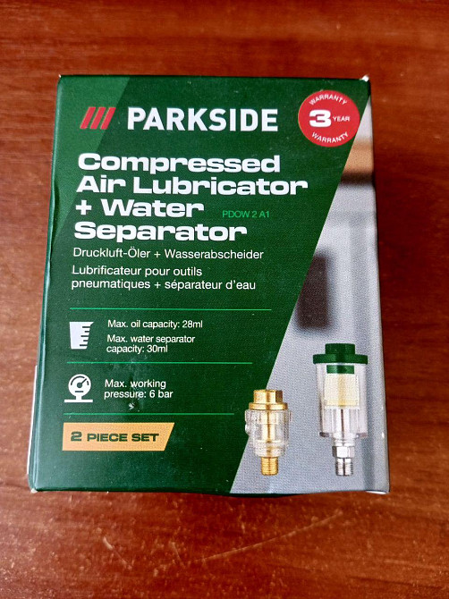 Сепаратор стисненого повітря + сепаратор води PDOW 2 A1 Parkside Полтава - фото 1