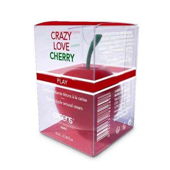 Возбуждающий крем для сосков EXSENS Crazy Love Cherry (8 мл) с жожоба и маслом ши, съедобный Sex Aura Киев