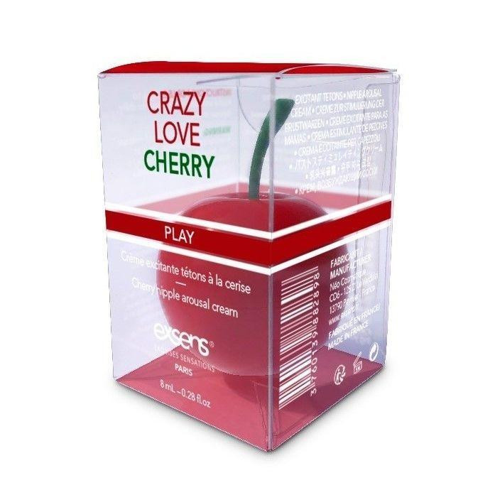 Возбуждающий крем для сосков EXSENS Crazy Love Cherry (8 мл) с жожоба и маслом ши, съедобный Sex Aura Киев - изображение 1