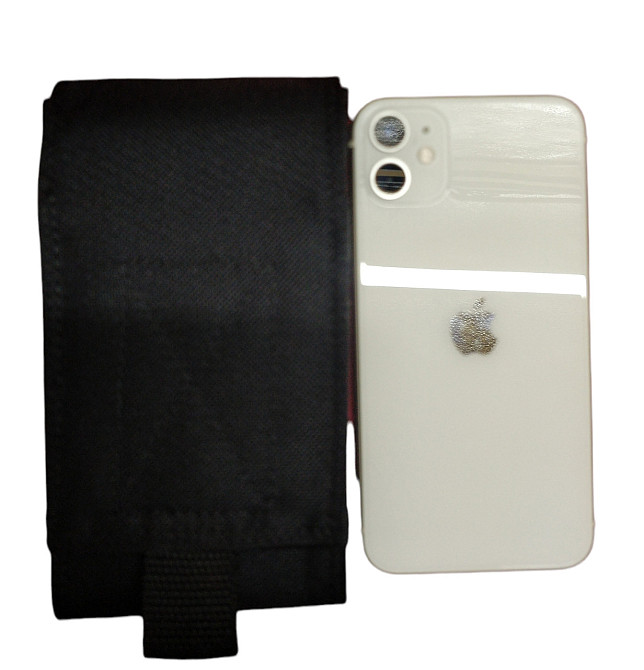 Подсумок под телефон, чехол для телефона тактический, 6,5, смартфон черный. крепление молли Одесса - изображение 8