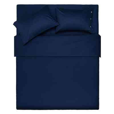 Пододеяльник Ardesto Mix&Match 100% хлопок, сатин синий 200х220 см (ART2022DVN) Винница