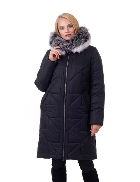 Зимова жіноча куртка пуховик із хутром песця. 46-60р Київ - фото 9