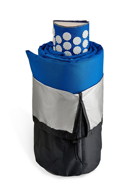 Аплікатор Кузнєцова Набір Eko-Lux Синій: Килимок 40х165х1 см + Малий валик у чохлі– Масажний комплект для відновлення Івано-Франківськ - фото 2