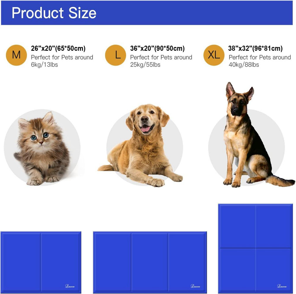 Самоохолоджувальний килимок для домашніх тварин Lauva 90x50см Луцьк - фото 4