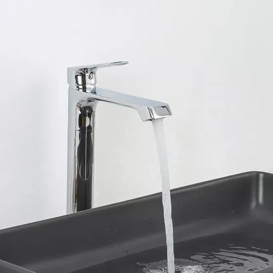 Змішувач для раковини високий Frap F1071-2 хром Київ