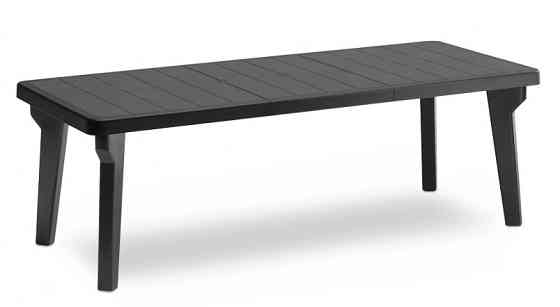 Стіл для саду пластиковий розсувний BICA Bergen, графіт Київ