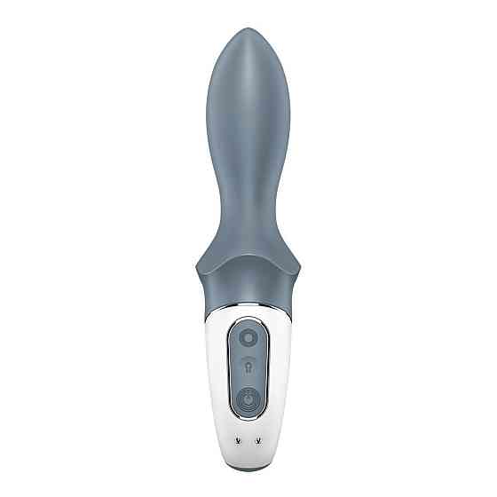 Анальний надувний вібратор Satisfyer Air Pump Booty 1, гнучкий стовбур Sex Aura Київ