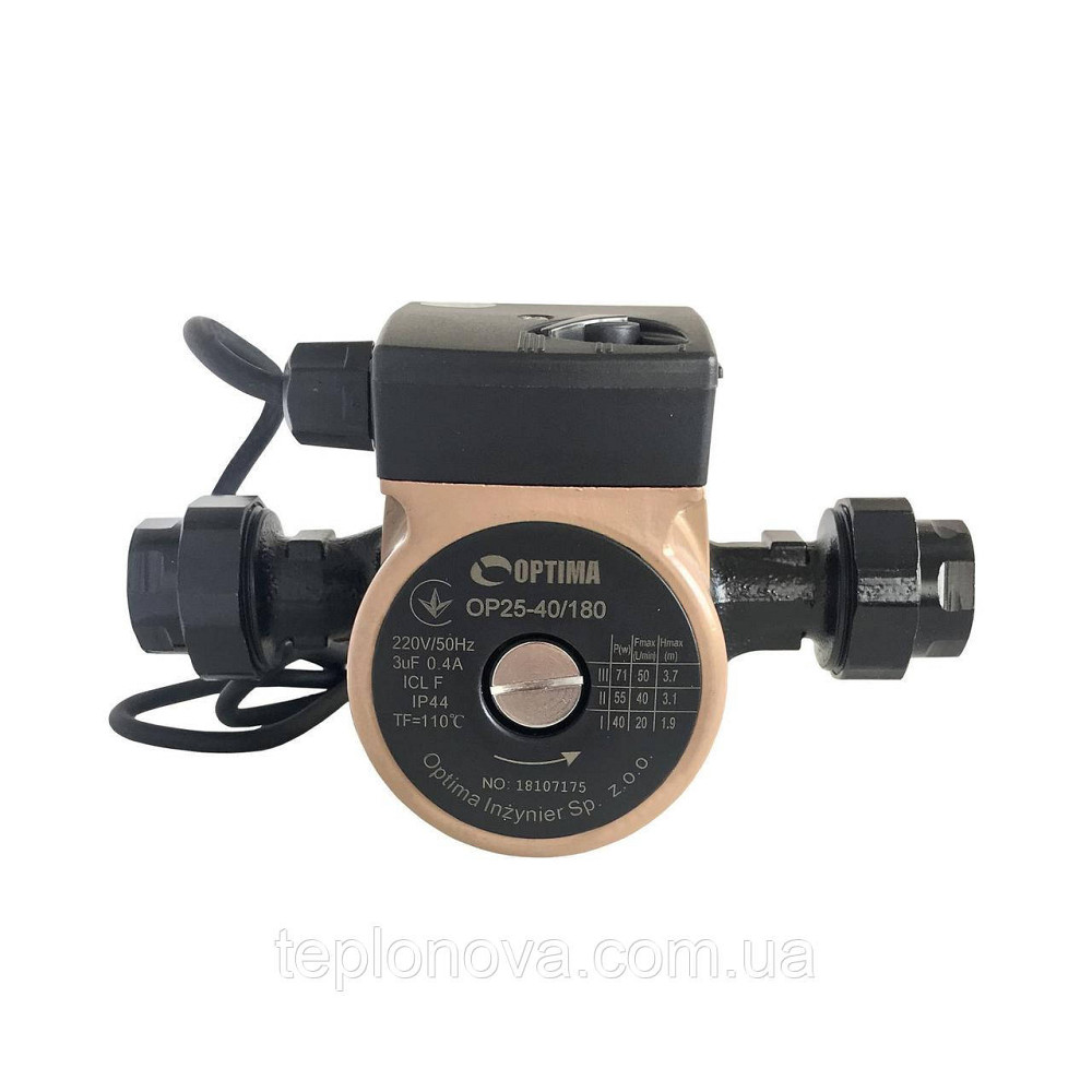 Насос циркуляционный Optima OP25-40 180мм + гайки, + кабель с вилкой! Черновцы - изображение 6