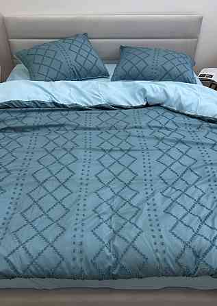 Ecotton Комплект постільної білизни Ecotton Jaquard полуторний 150х215 см бірюзовий Green Коломия