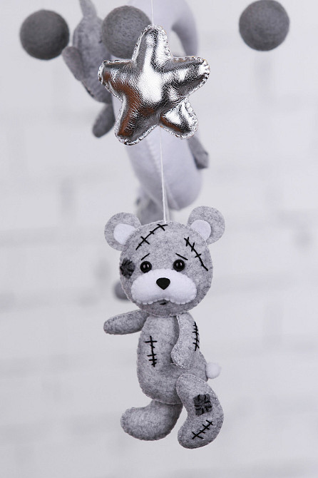 Музичний мобіль WoollyFox «Тедді на місяці» з 35 мелодіями Київ - фото 5