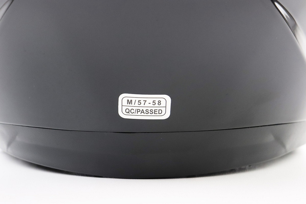 Шолом відкритий+відкидні окуляри BLD-708 М (57-58см), ЧОРНИЙ глянець Киев - изображение 9