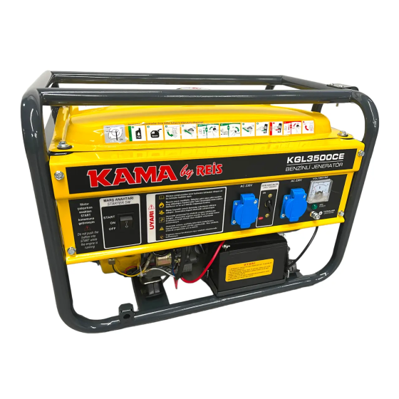 Электро генератор Kama KGL3500CE с электростартером 2.8кВт Винница