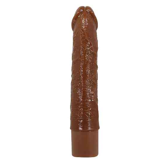 Реалістичний вібратор, що перезаряджається Pretty Love - Osric Realistic Vibrating Dildo Brown, BW-500081-1 Sex Aura Київ