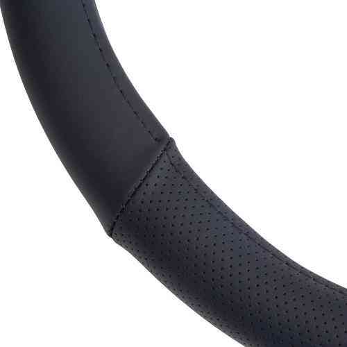 Чохол на кермо VLOD-A2699 чорний M з натуральної шкіри Харків