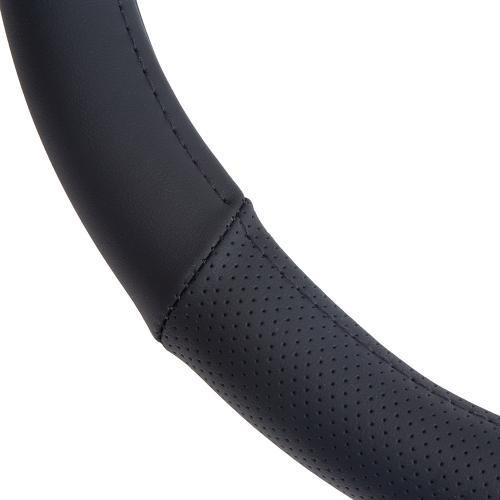 Чохол на кермо VLOD-A2699 чорний M з натуральної шкіри Харків - фото 4