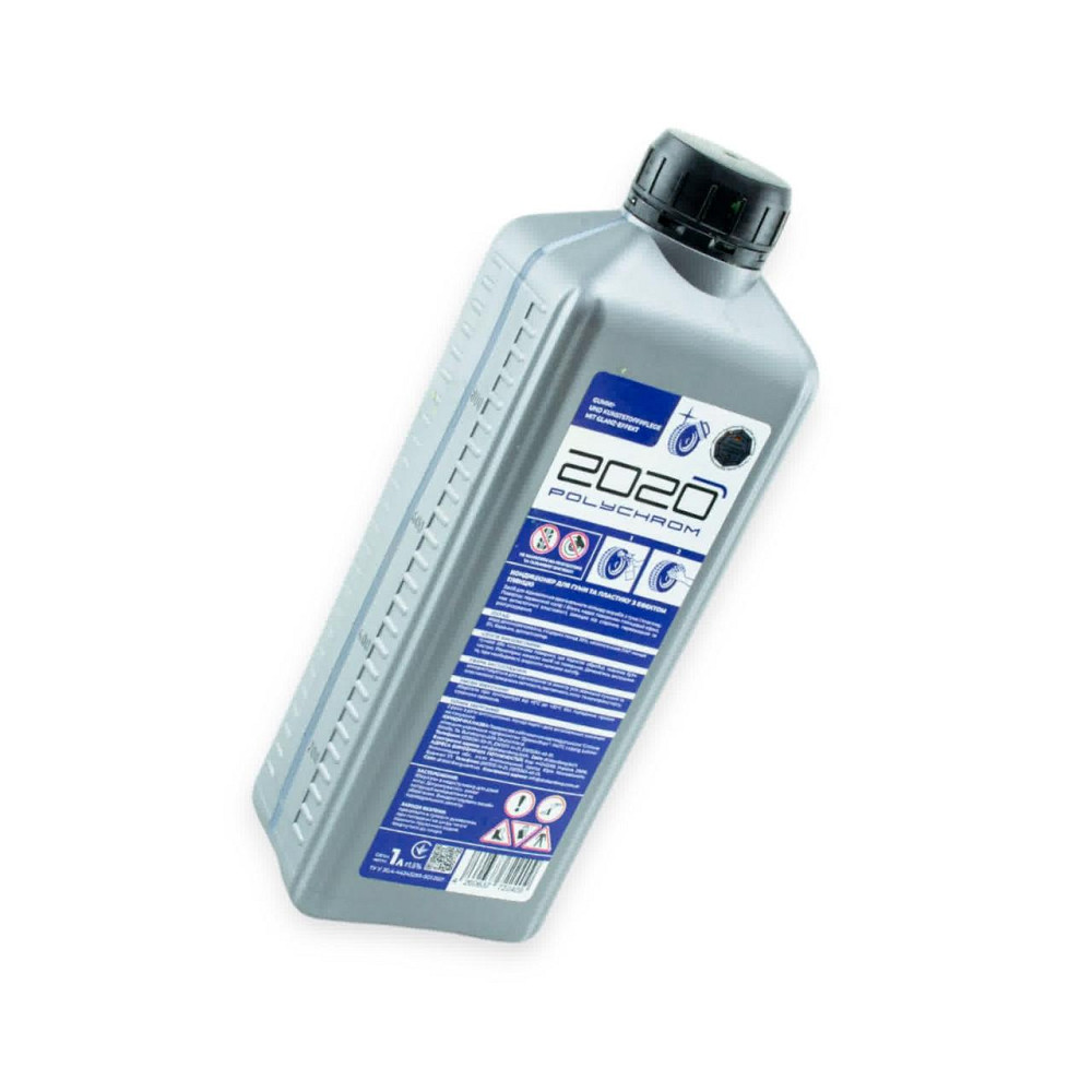 Очисник шин кондиціонер Polychrom 2020 Black Rubber блиск (1л) Мукачево - фото 1