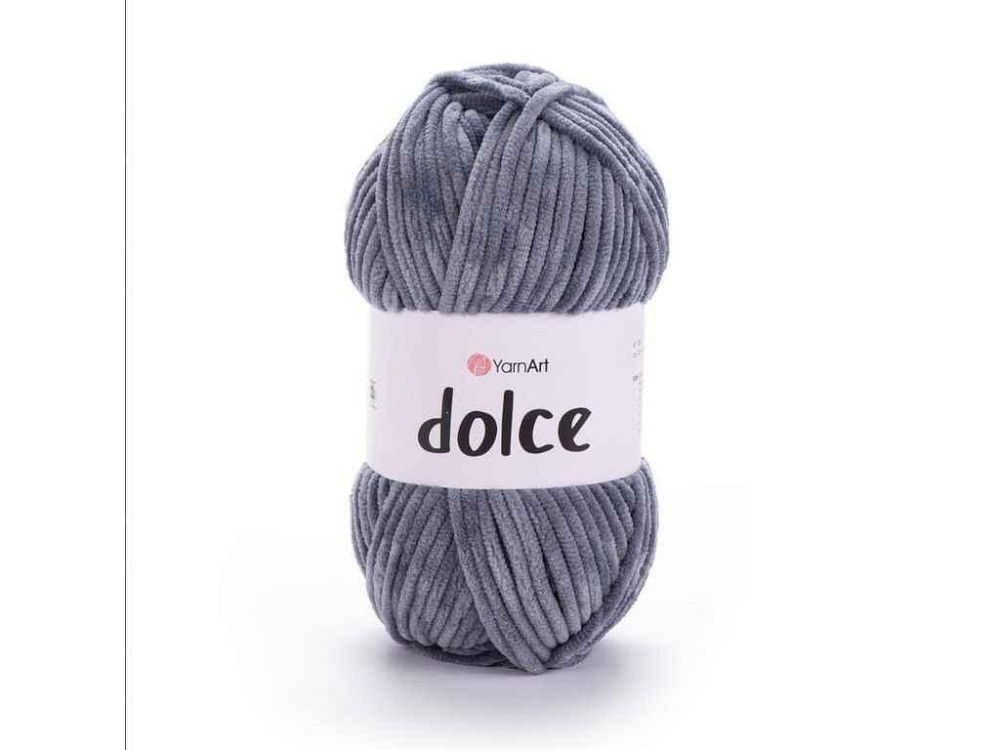 Пряжа Dolce темно-серый 100% микрополиэстр 120м 100г 5шт/уп 760 ТМ YarnArt Киев - изображение 1