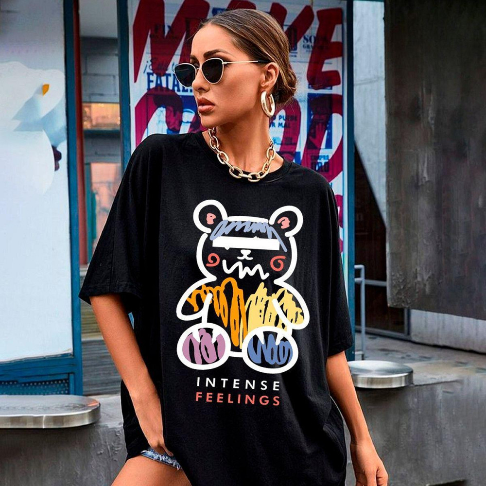 Футболка женская с принтом  42 Черная 2664082698 Днепр - изображение 1