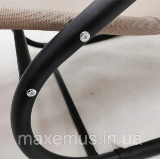 Шезлонг-качалка BG01 Relax садовый лежак для отдыха коричневый Мостиска