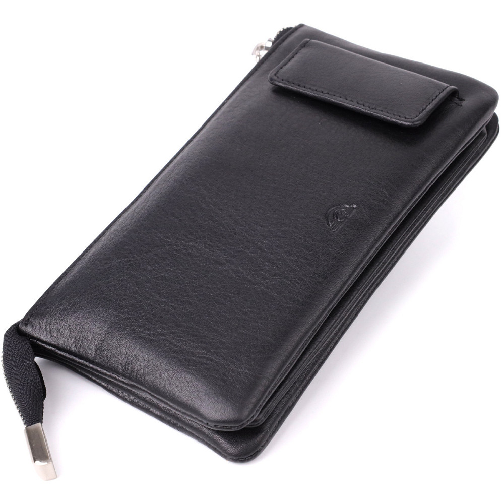 Оригинальный женский кошелек из натуральной кожи Tony Perotti 20903_1 (2651 nero) Черный Киев - изображение 2