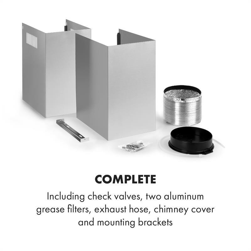 Витяжка Darya 90 см 310 м3/год неіржавка сталь срібляста 90 см (Німеччина, читати опис) Рівне - фото 10