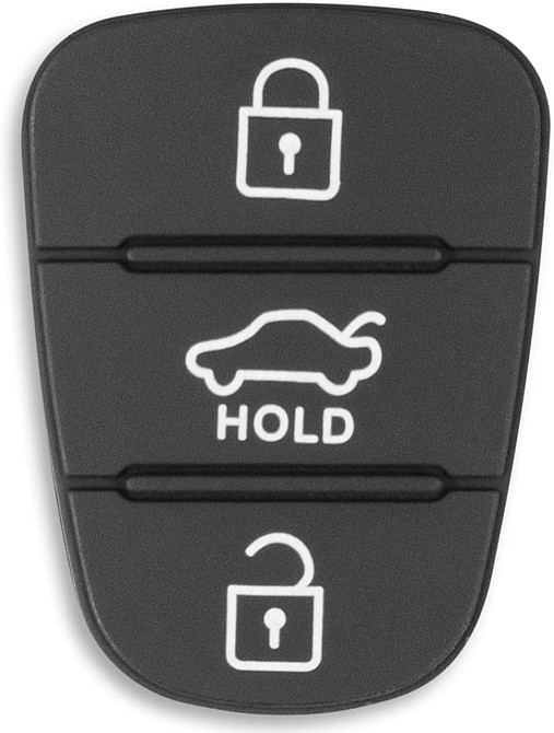 Резиновые кнопки для брелока-ключа Hyundai Kia, 3кн Hold, сменная накладка Киев - изображение 10