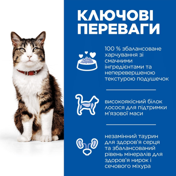 Hills SP Feline Adult Culinary Creations (Хілс Кулінарі Лосось Морква) для дорослих кішок 1-6 років Запоріжжя