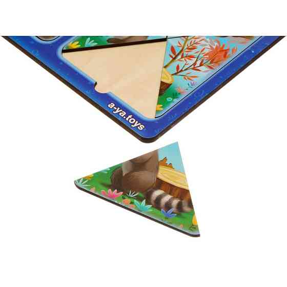 Деревянный пазл-вкладыш 