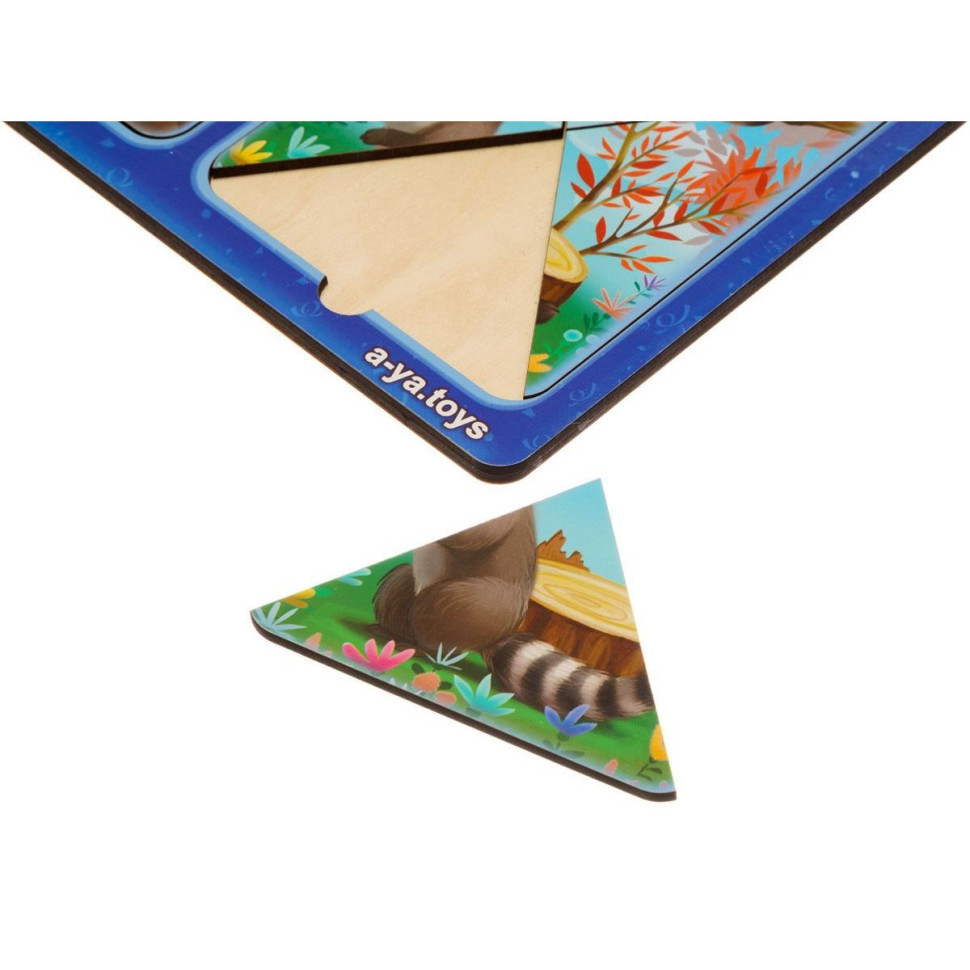 Деревянный пазл-вкладыш 