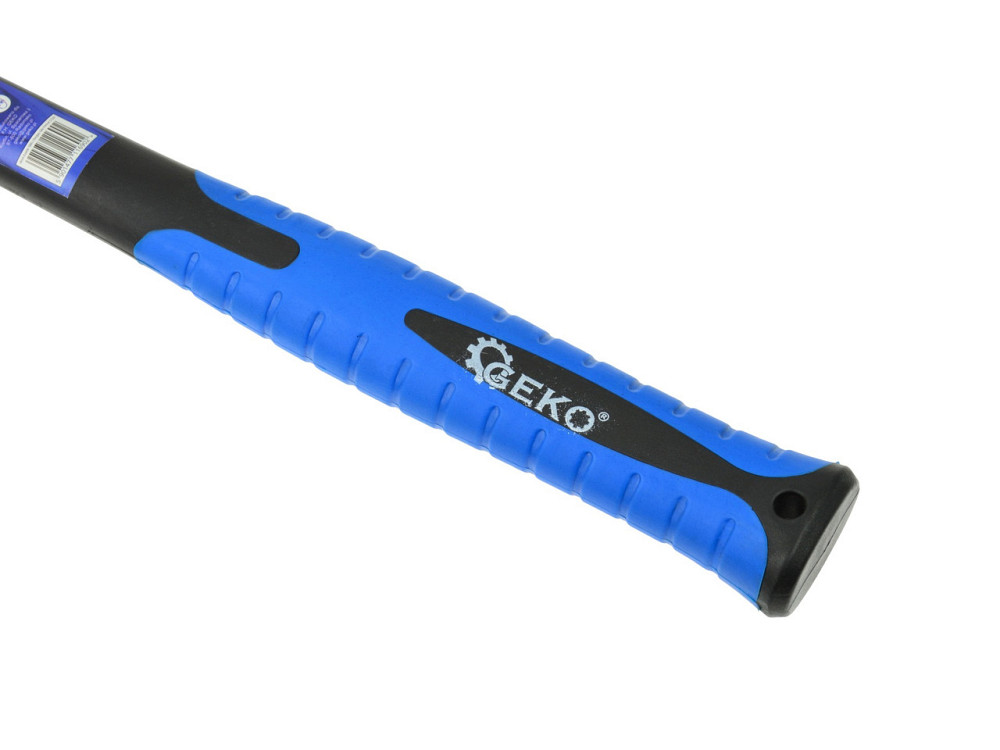 Молоток слюсарний "GeKo"-premium 1,0 кг з ручкою зі скловолокна покритого TPR Київ - фото 3