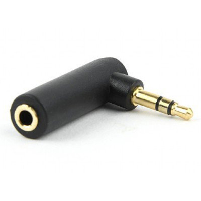 Переходник 3.5мм M / F 3.5 мм угловой Cablexpert (A-3.5M-3.5FL) Винница - изображение 2