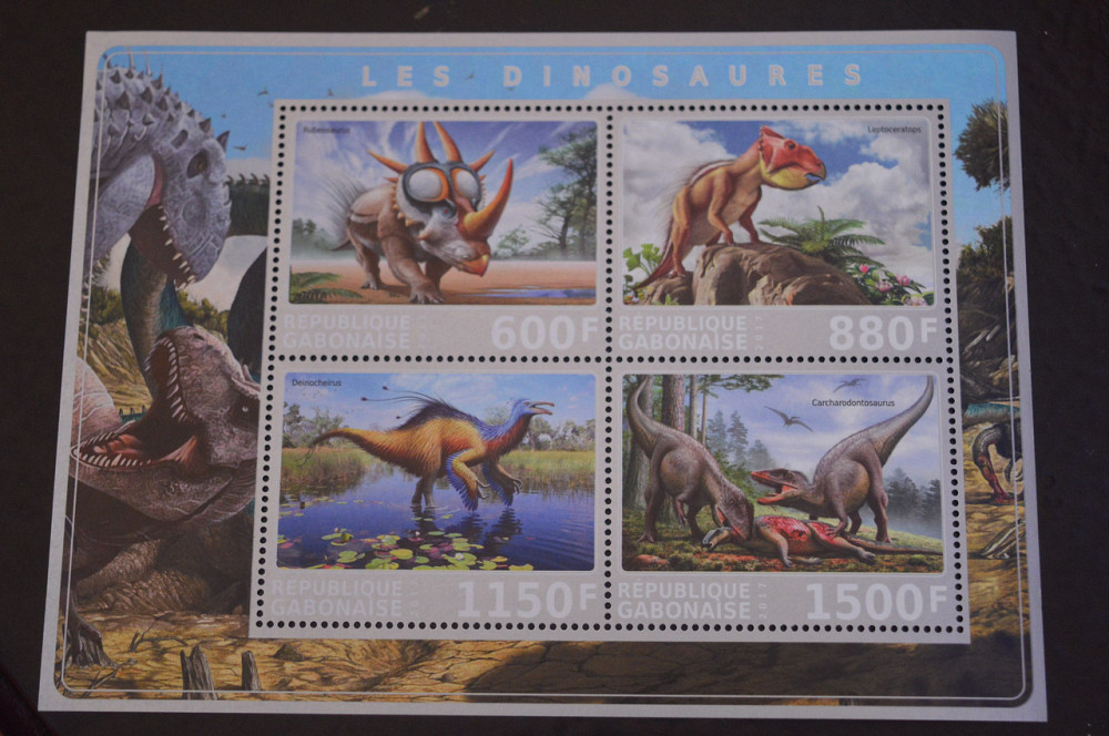 Габон. Фауна. Блок. 2017 год (В-7) Полтава - изображение 1