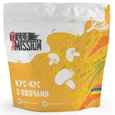Пища быстрого приготовления Food Mission Кус-кус с овощами 100 г (fm.30467) Винница