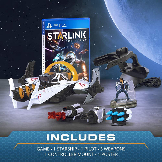 Подарочный набор Starlink Battle For Atlas, игра для PlayStation 4 PS4, стартовый набор с оружием и  Киев - изображение 3