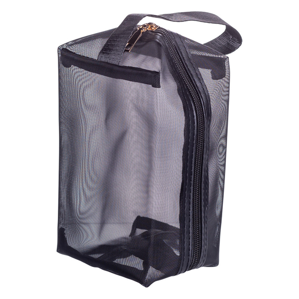 Yiwu Набір прозорих жіночих косметичок для дому 3 (шт) Чорний HP-16-5K Коломия - фото 4