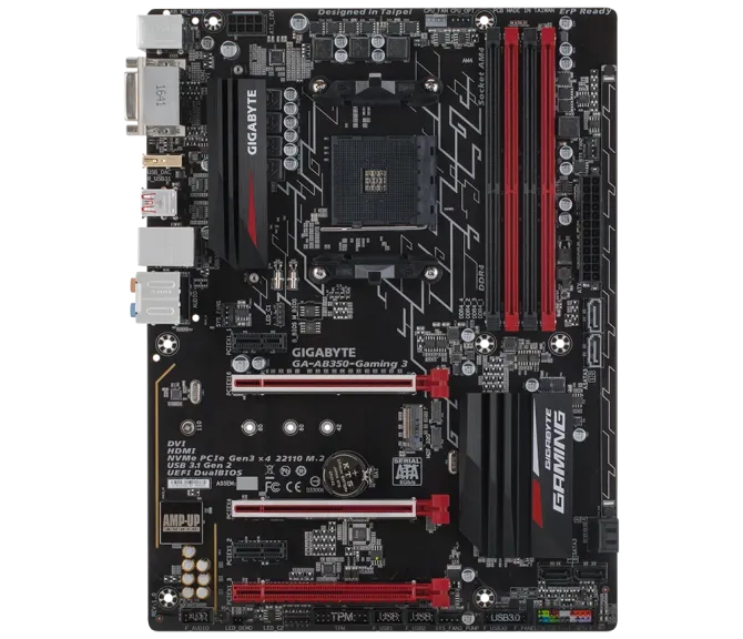 Материнська плата Gigabyte GA-AB350-Gaming 3 Луцьк - фото 1