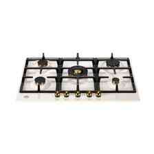 Варочная поверхность  75 CM BERTAZZONI HERITAGE | PALNIK Вок ŻELIWNY GRILL PEN06 GRATIS - Kość słoniowa/Złoty Киев