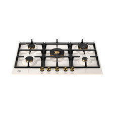 Варочная поверхность  75 CM BERTAZZONI HERITAGE | PALNIK Вок ŻELIWNY GRILL PEN06 GRATIS - Kość słoniowa/Złoty Киев - изображение 1