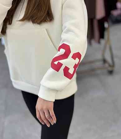 Жіноча стильна комфортна тепла худа турецька тринитка на флісі Білий, 46/48 Одеса