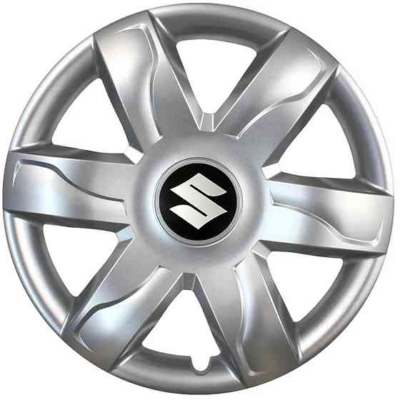 Автомобильные модельные колпаки R15 Suzuki 318 4шт, SJS, серебряные Киев