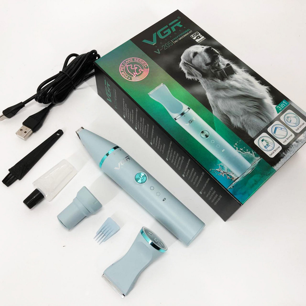 Машинка для стрижки тварин собак і кішок, Набір машинки для стрижки для собак Машинка тример кішок BZ-68 Львів - фото 4