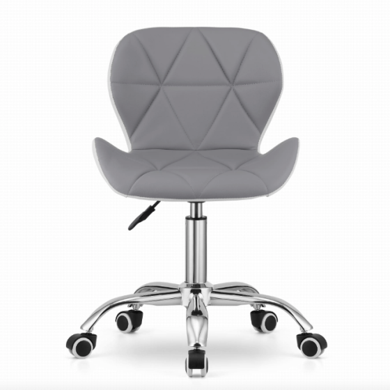 Офісне крісло Leobert Avola сіро-білий Київ