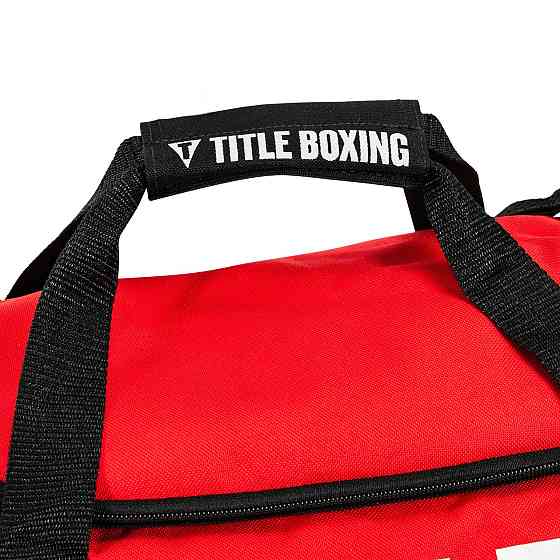 Спортивна сумка TITLE Boxing Individual Sport Bag Red Кам'янське