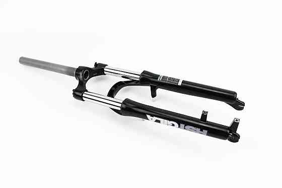 Вилка 26" амортизаційна, без різьби 1-1/8" (28,6мм), шток 260мм, з ходом 100мм, V/Disk-brake, пружинно-оливна, Lockout, чорна Gila-TNL Київ