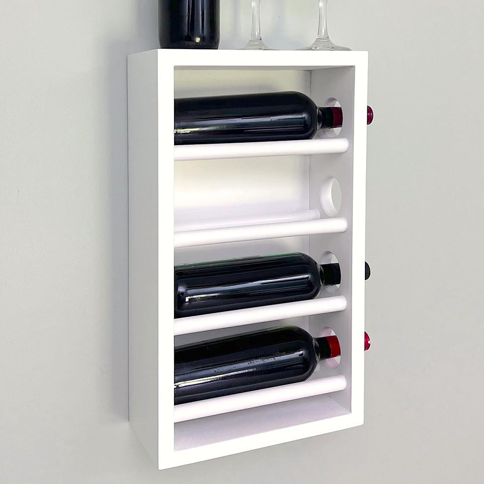 Настінна винна полиця "Кусіро 4" зефір Миколаїв - фото 1