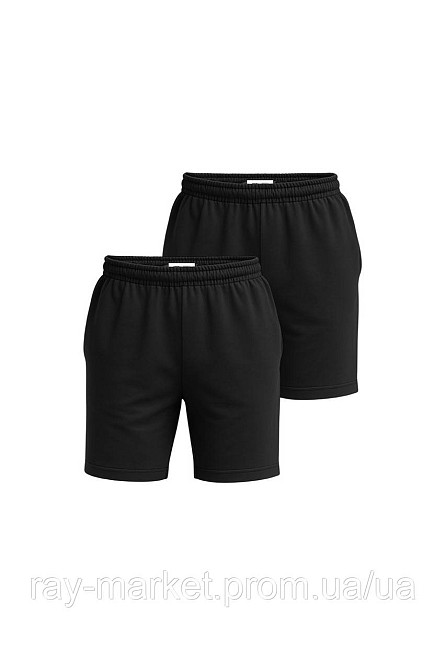 Набір шорти базові чоловічі 2 шт "U0701-Black-Pack" Київ - фото 1