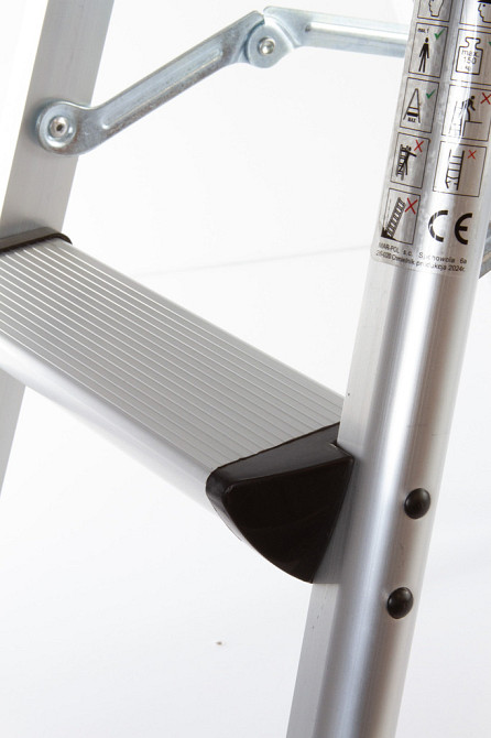 Алюмінієві драбини сходи двосторонні 2 щаблі до 150 кг Mar-Pol (M85590) Нововолинськ - фото 8