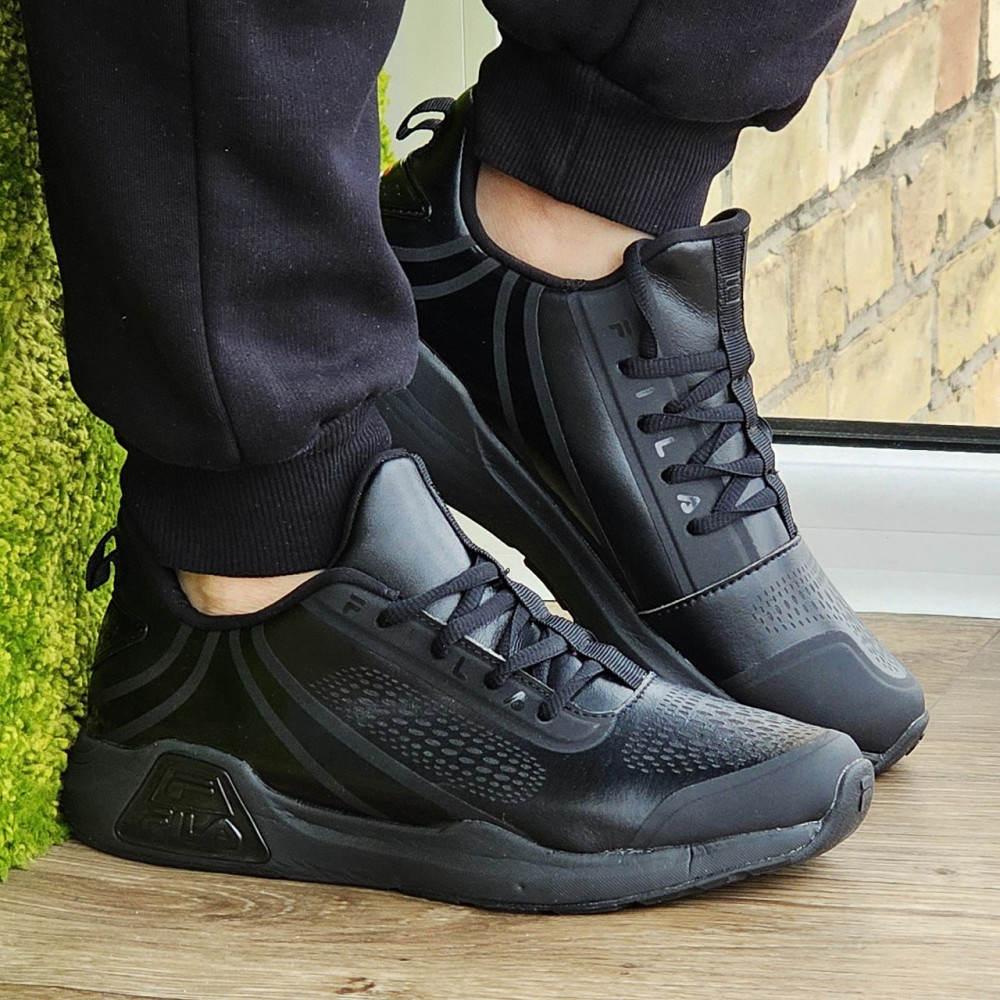 Кросівки FILA Чорні Чоловічі Філа для бігу (розміри: 41,42,43,44,45) Дніпро - фото 9